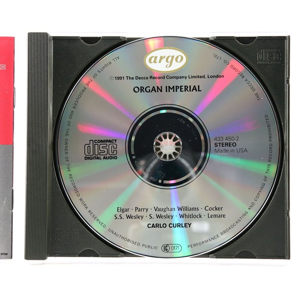 Carlo Curley: Organ Imperial, Elgar Imperial March (CD, 1991, Argo) 433 450-2 - Picture 5 of 6